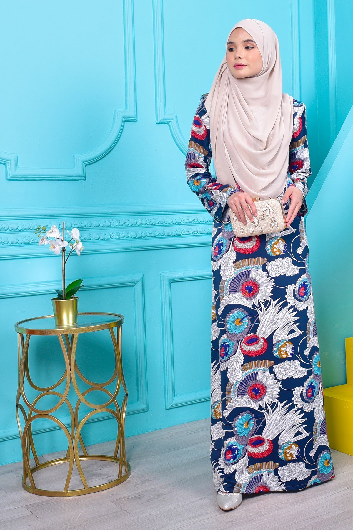 Abaya Suzie - Marine Blue