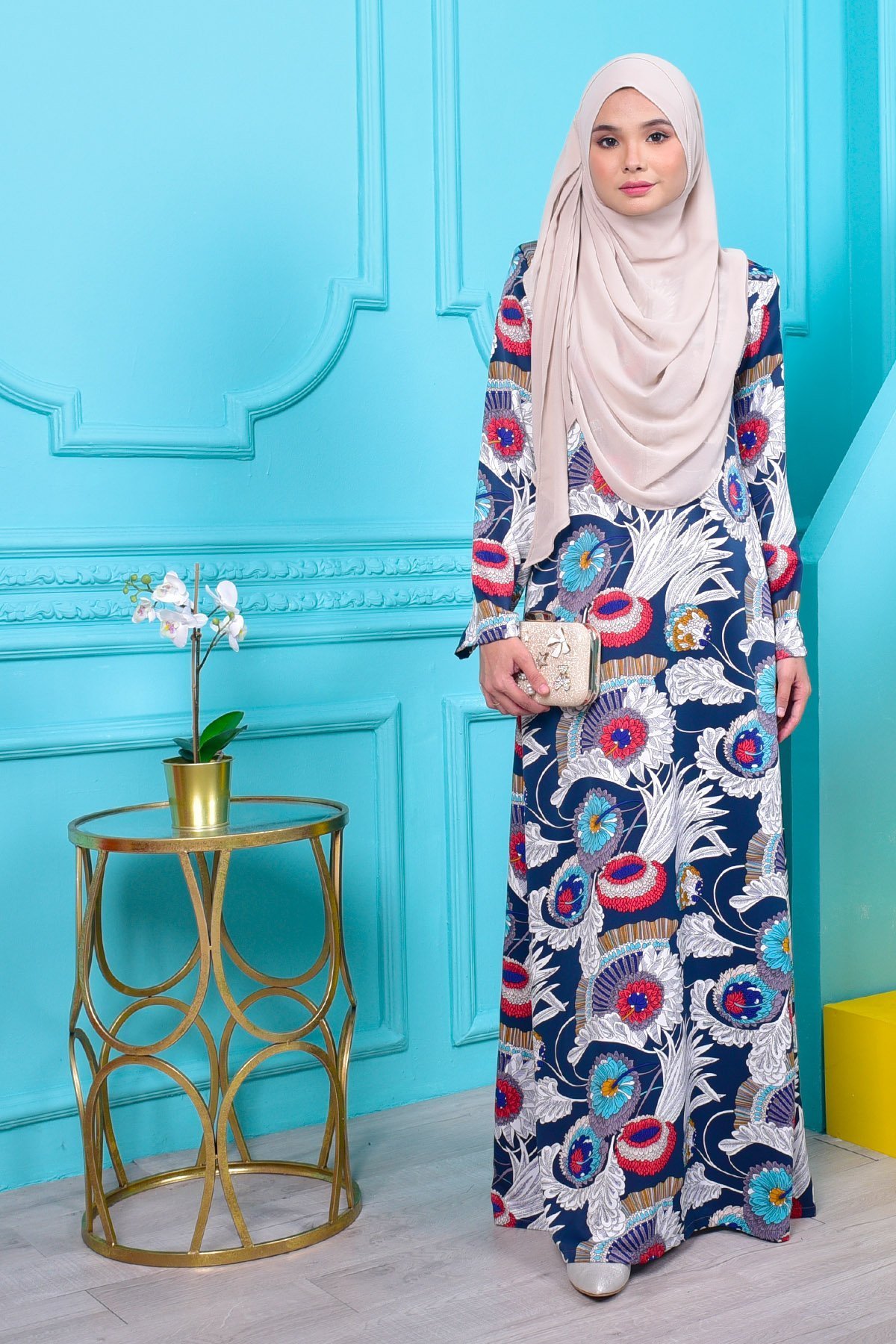 Abaya Suzie - Marine Blue