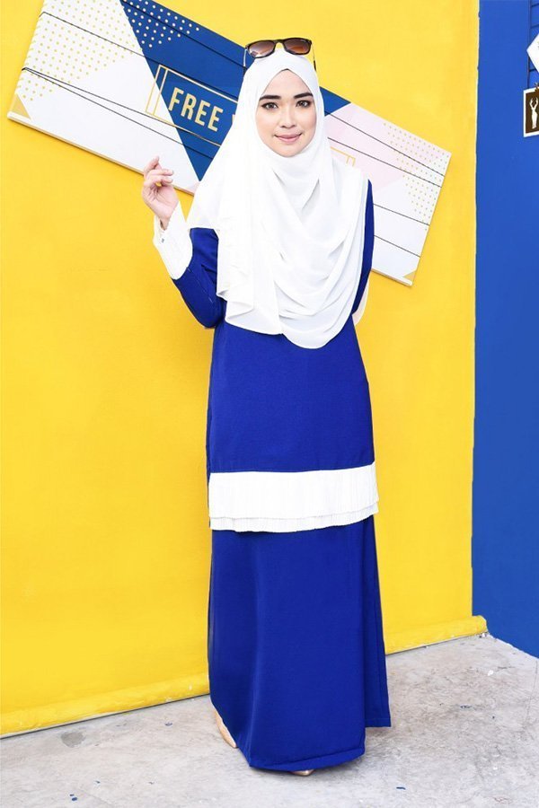 Baju Kurung Imani – Royal Blue – MuslimahClothing.Com