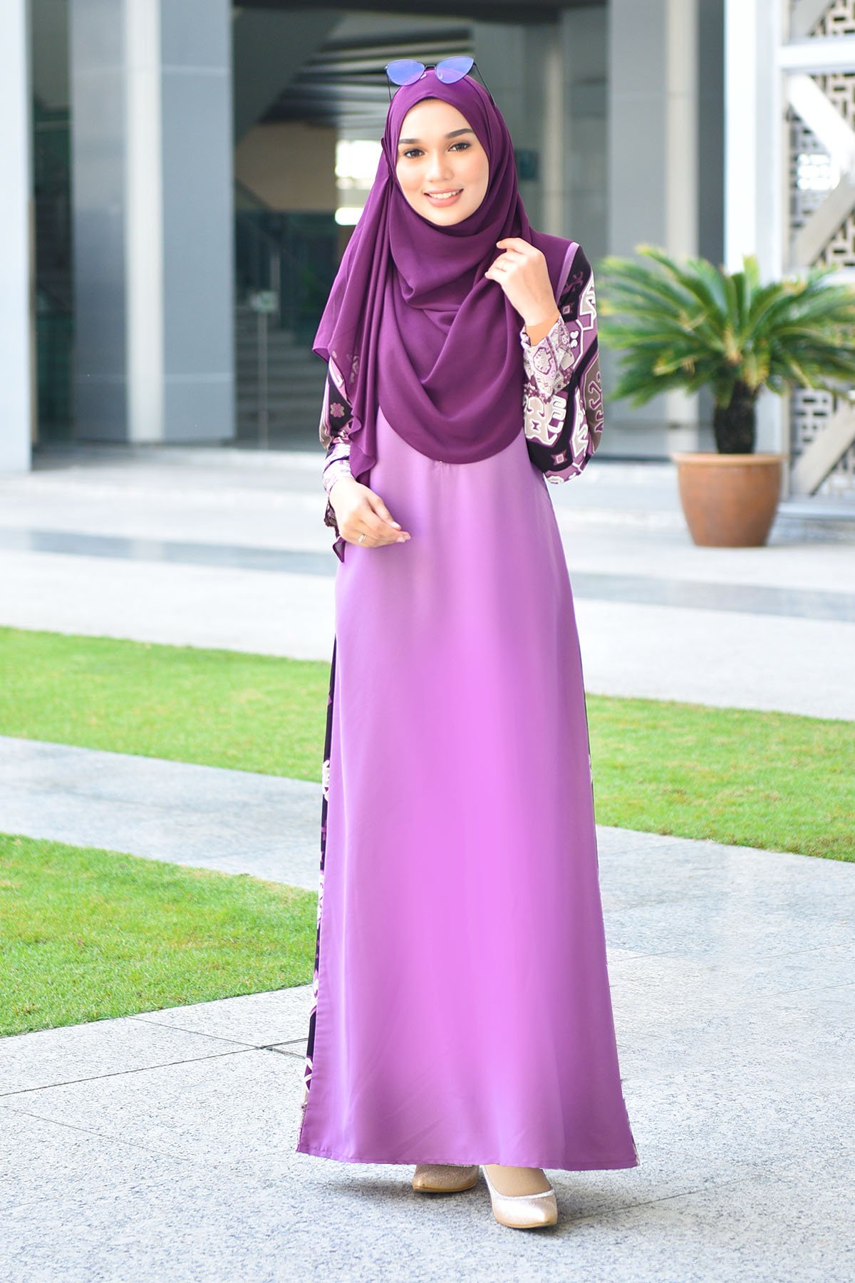 Abaya Cleopatra - Aztec Purple