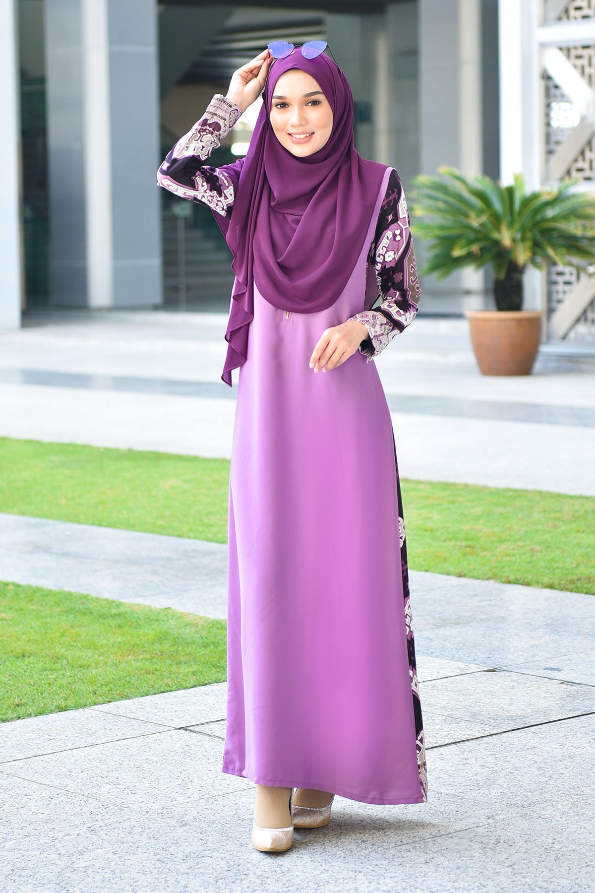 Abaya Cleopatra - Aztec Purple