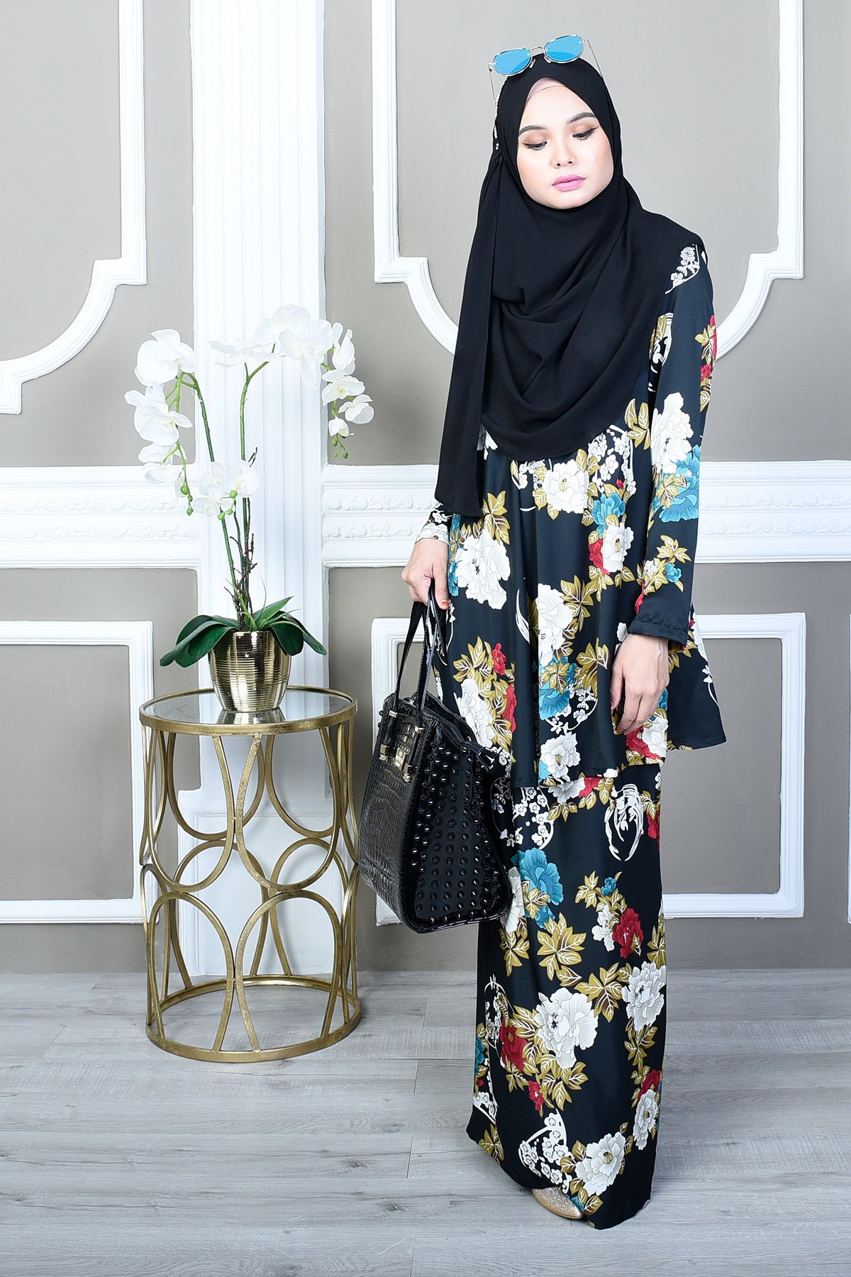 Baju Kurung Barbie Nabila - Jasmine Black