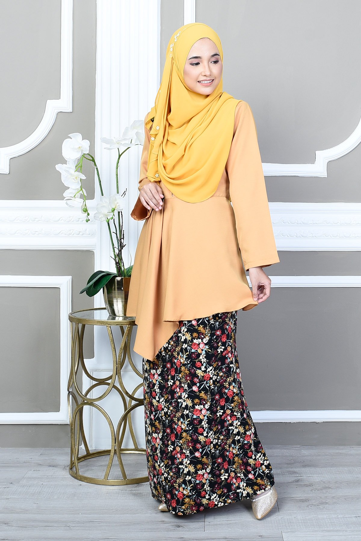 Baju Kurung Seroja - Honeycomb