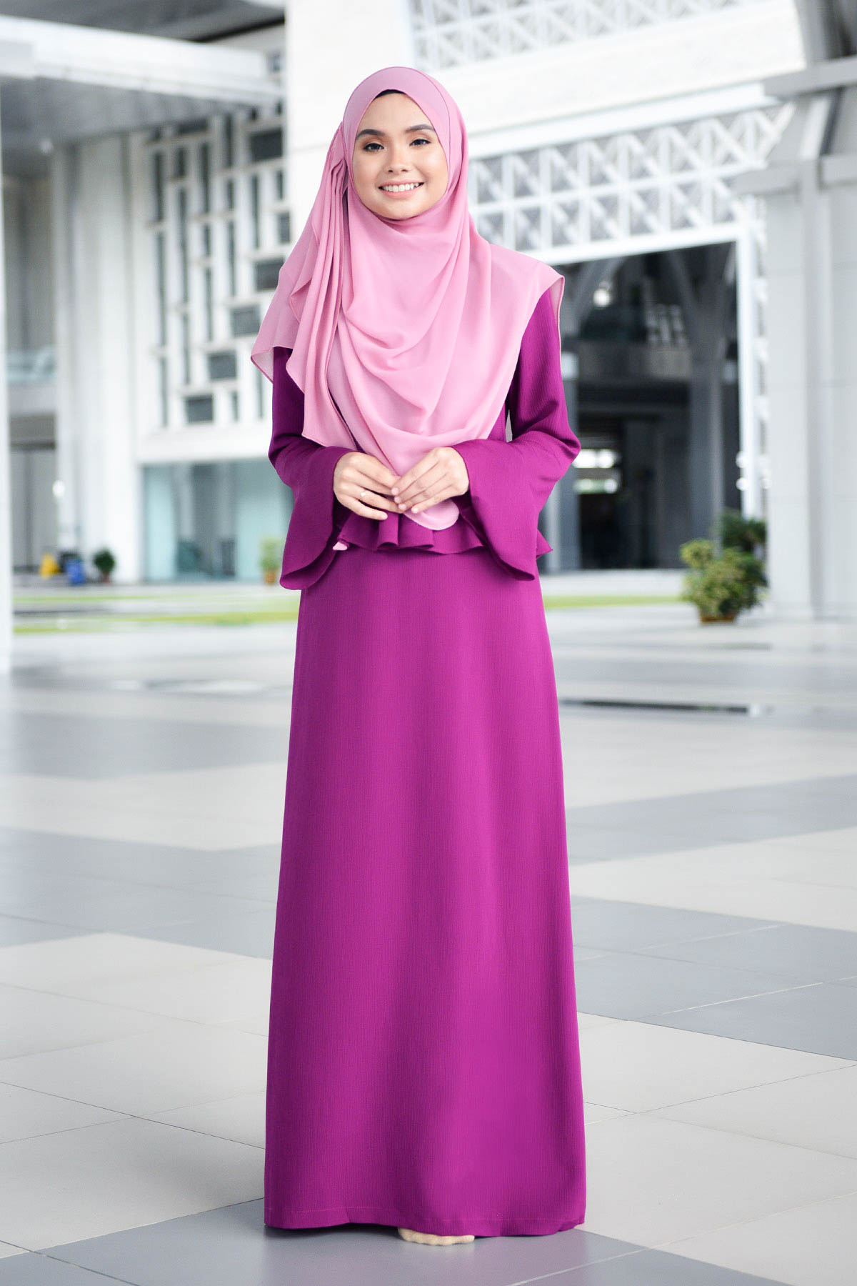 Abaya Alifa - Royal Purple