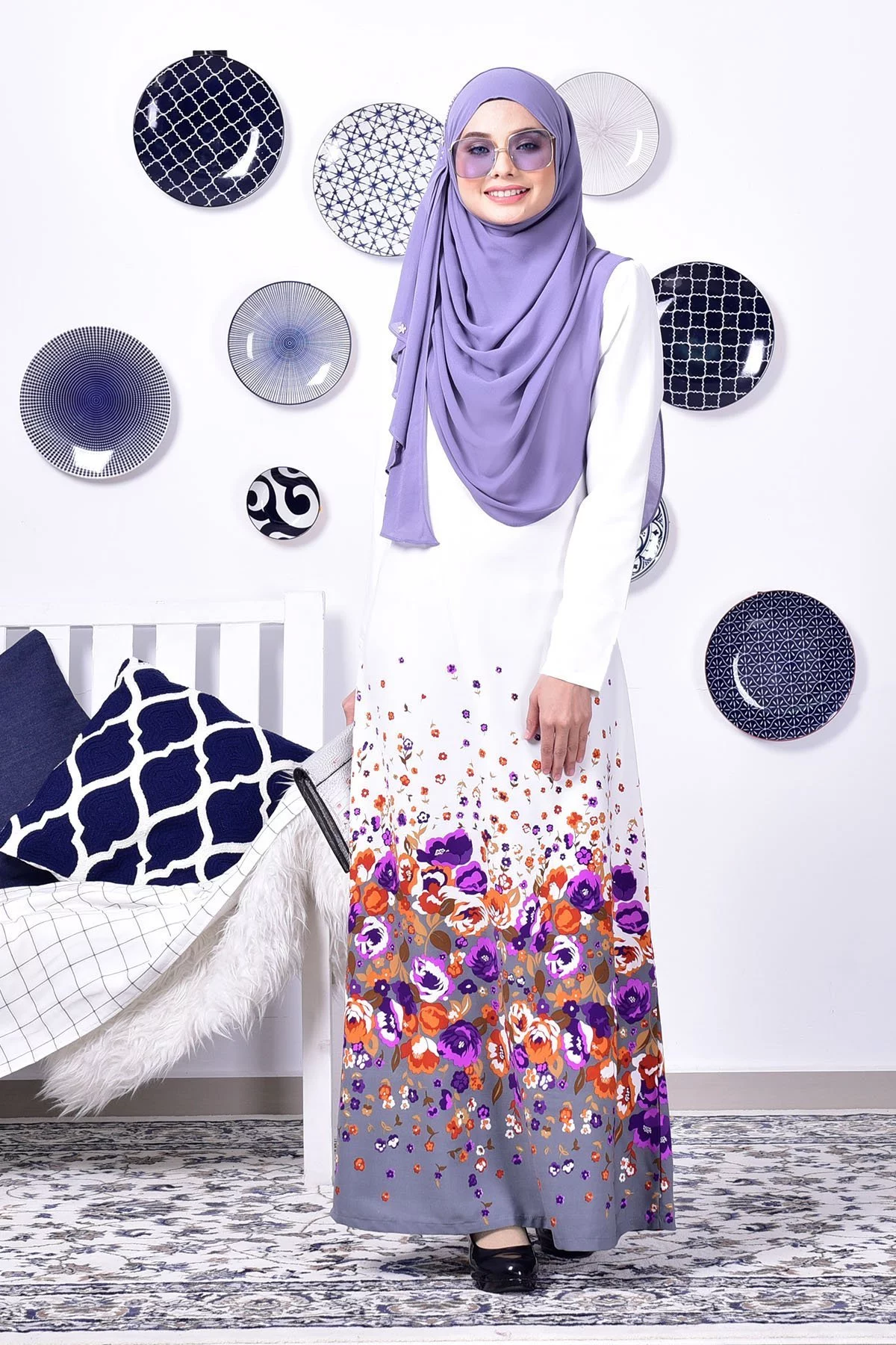 Abaya Aliaa - Grey