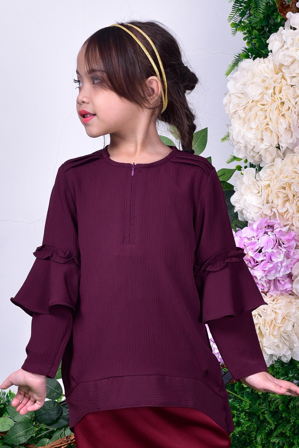 Blouse Beth Kids - Pomegranate Purple