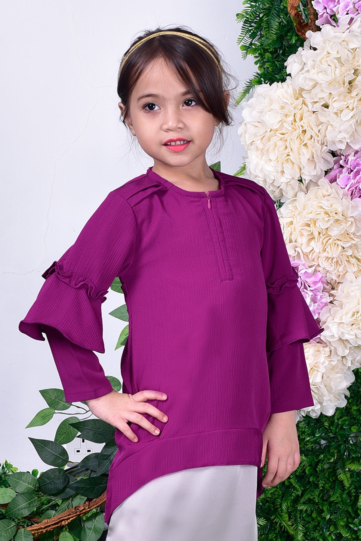 Blouse Beth Kids - Ribena Purple