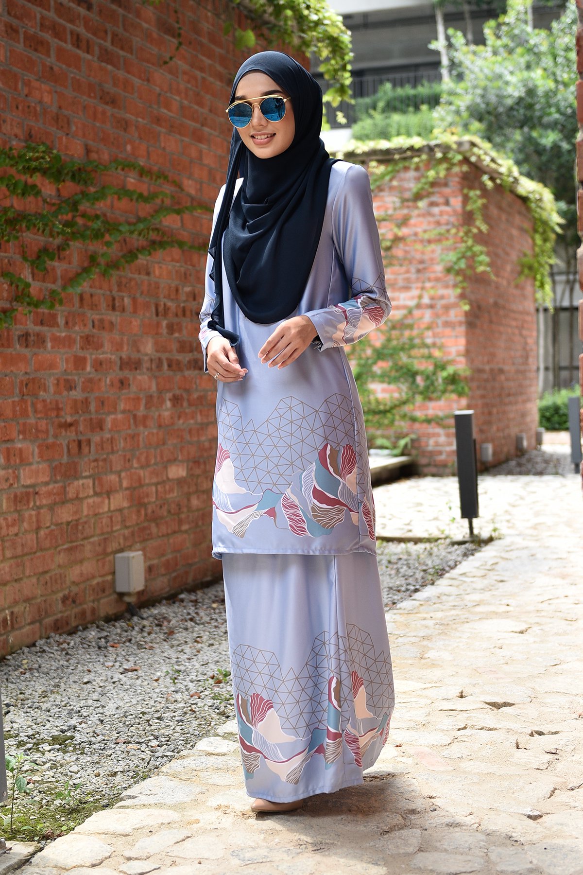 Baju Kurung Darissa - Blue