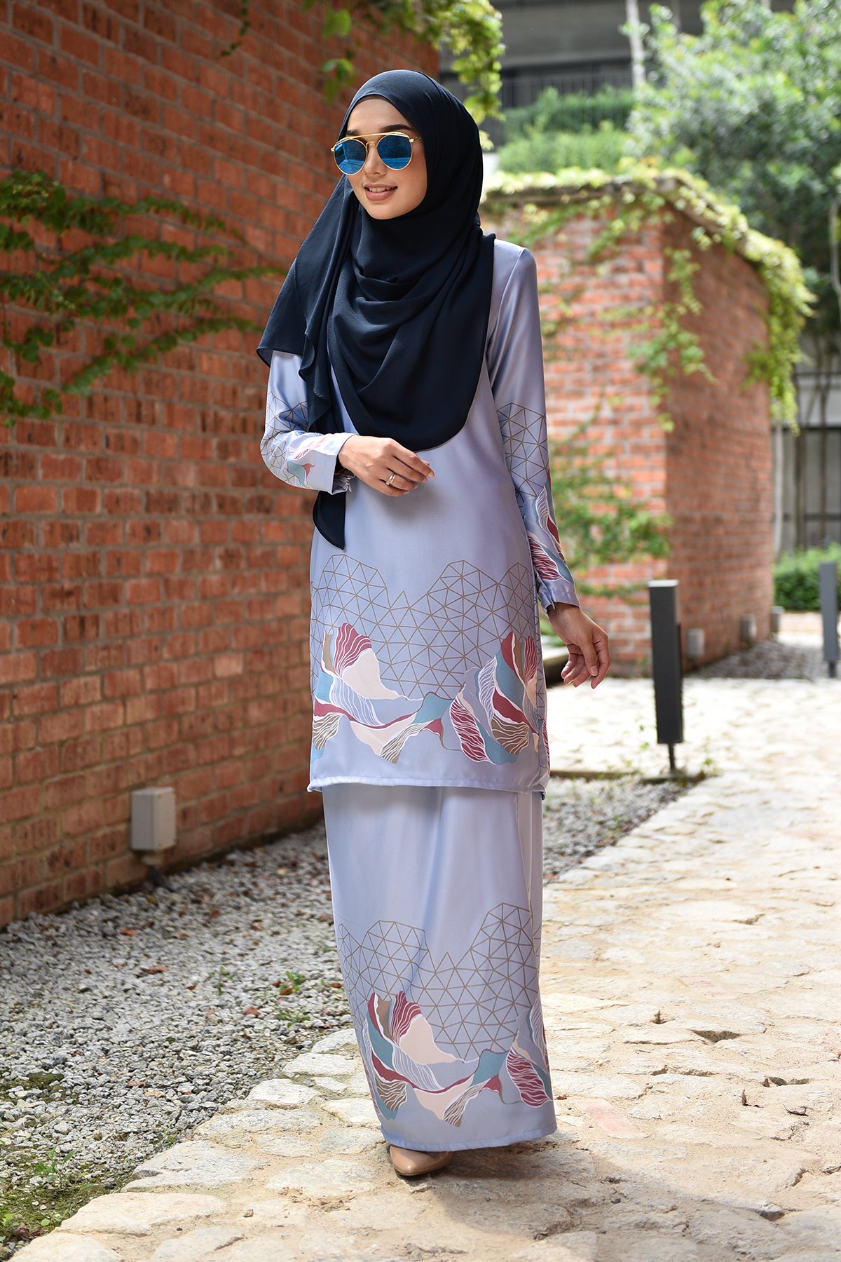 Baju Kurung Darissa - Blue