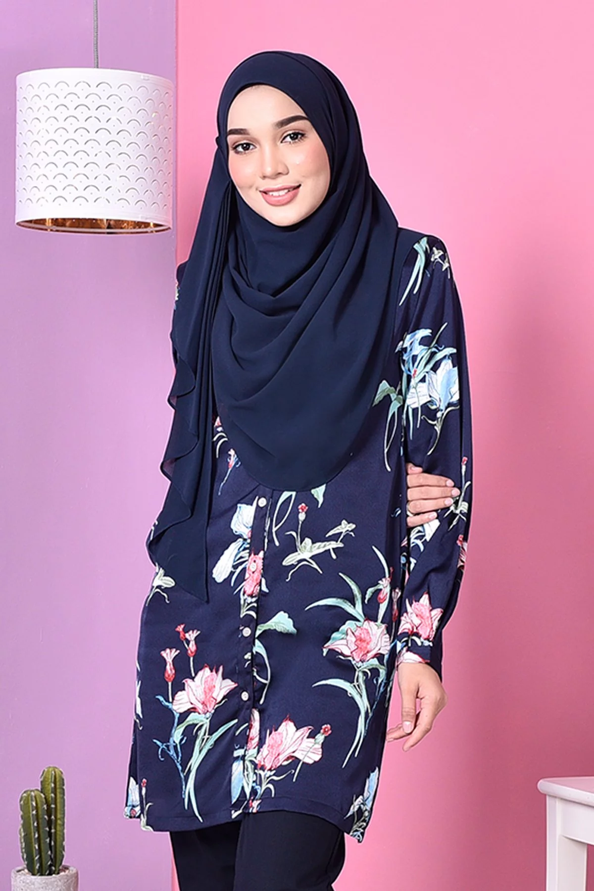 Blouse Merlin - Blue Floral