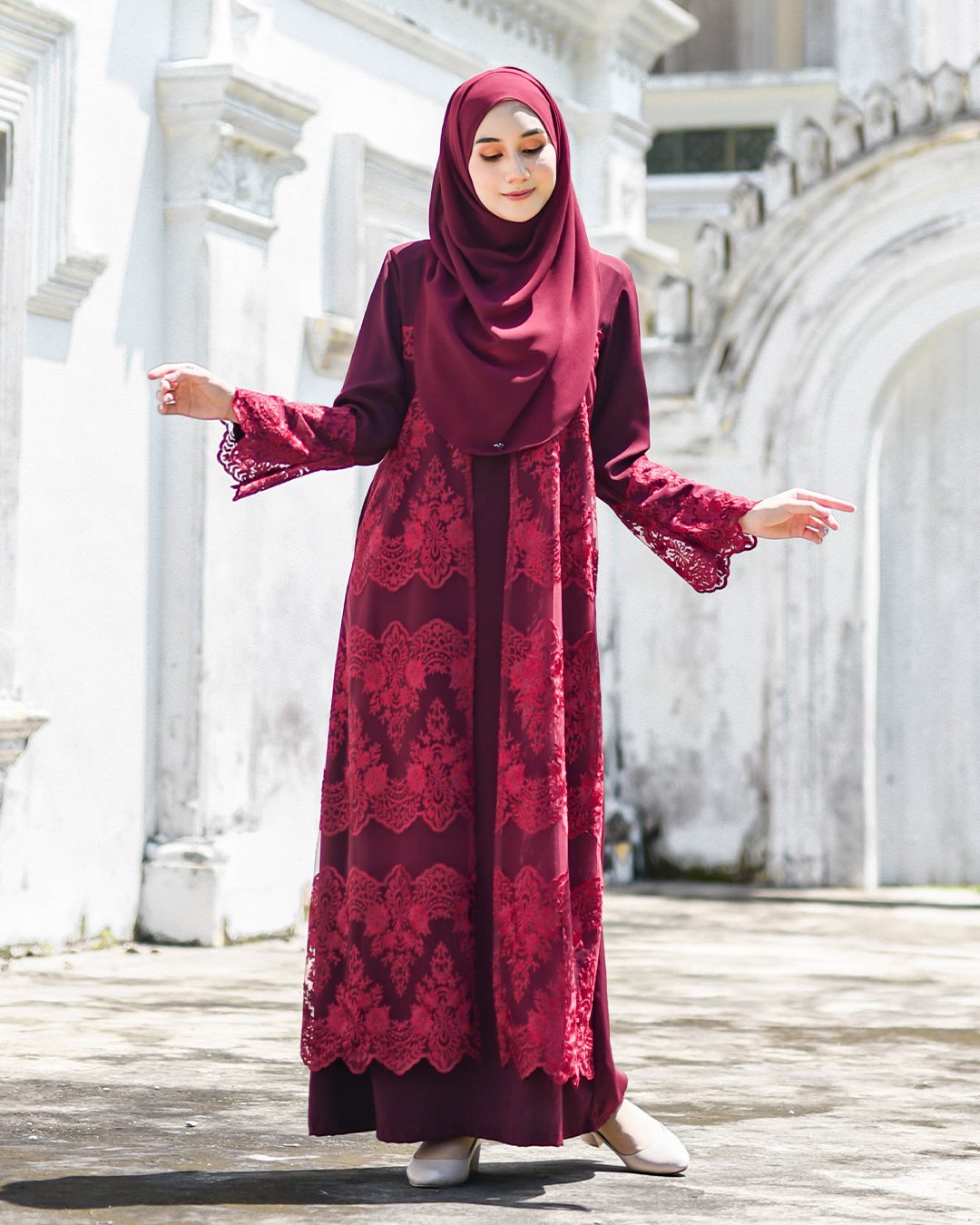 Lace abaya outlet