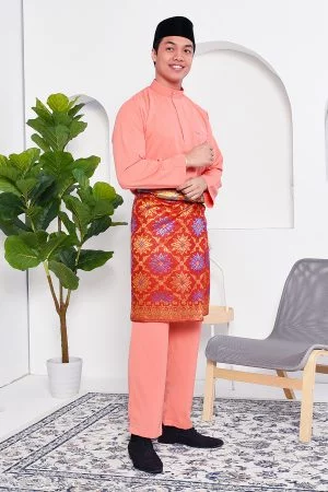 Baju Melayu Yusuf Slim Fit – Coralette