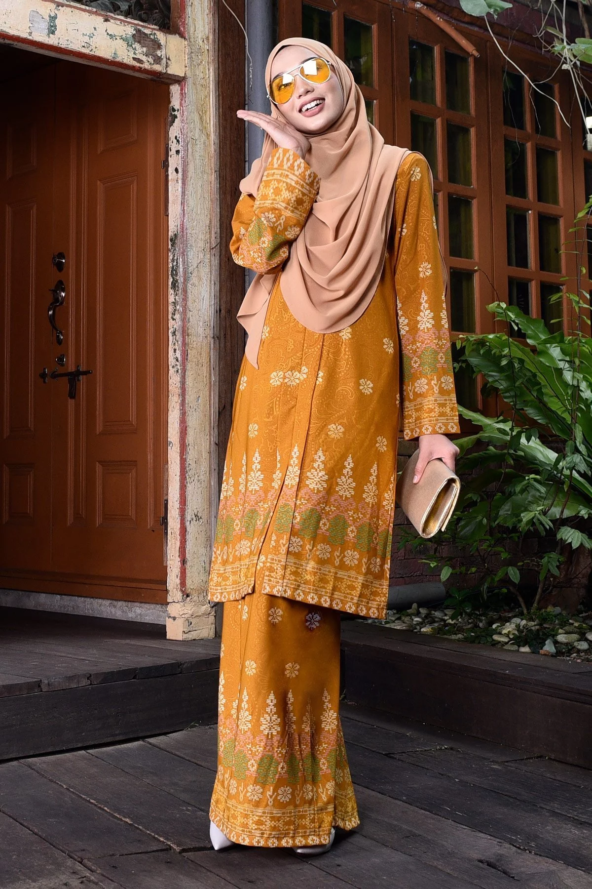 Baju Kebarung Songket Amelia - Goldilocks