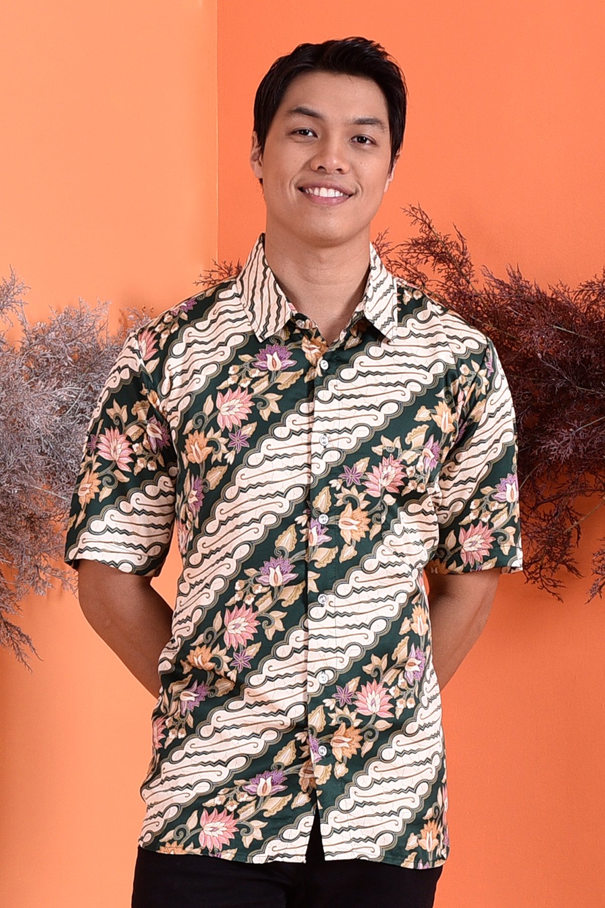 Baju Kemeja Batik Aramis - Green