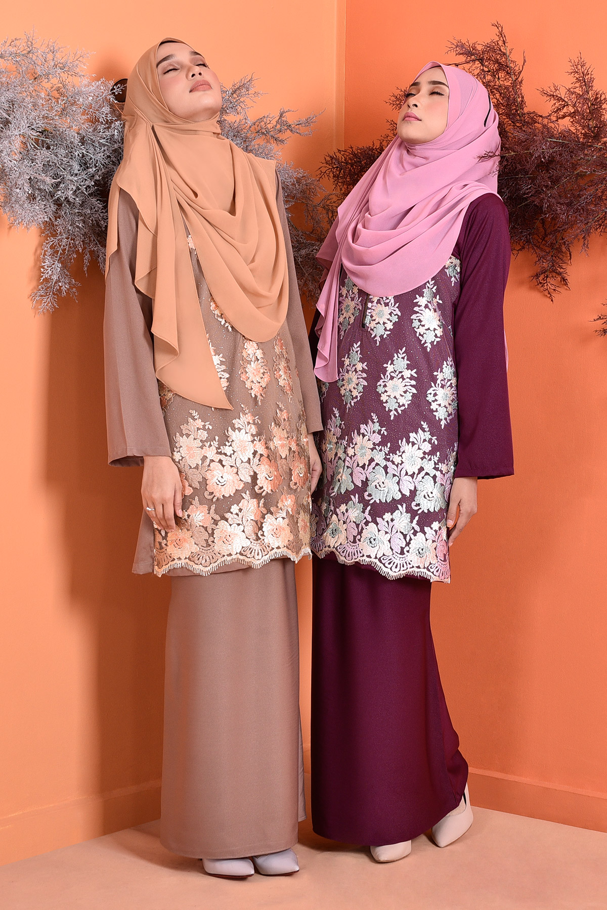  Baju  Kurung  Purple Plum steventx