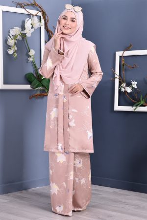 Baju Kebarung Reyna - Brown