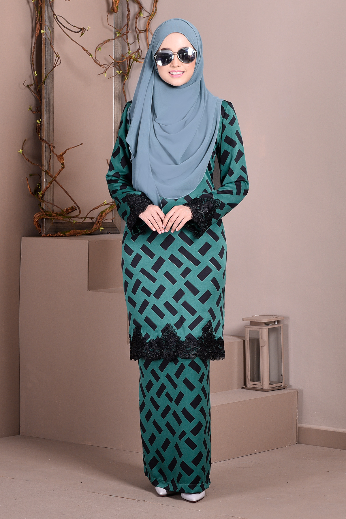 Buy Baju Kurung Emerald Green 2021 Cheap Online