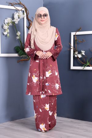 Baju Kebarung Reyna - Red