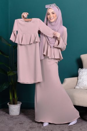 Abaya Alifa II Kids - Brown