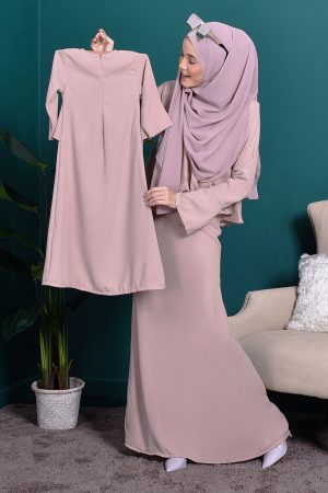 Abaya Alifa II Kids - Brown