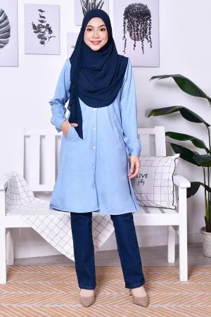 Tunic Denim Daniela - Bleach Blue