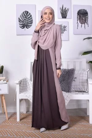 Abaya Cardi Clara - Brown Choco