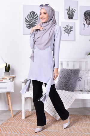 Blouse Freda - Steel Grey