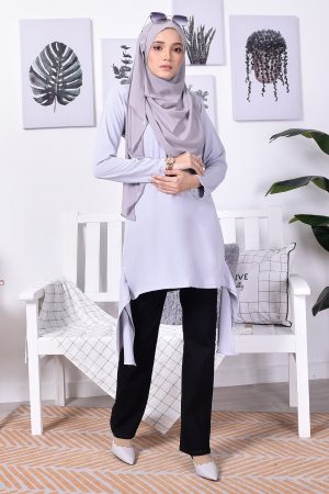 Blouse Freda - Steel Grey