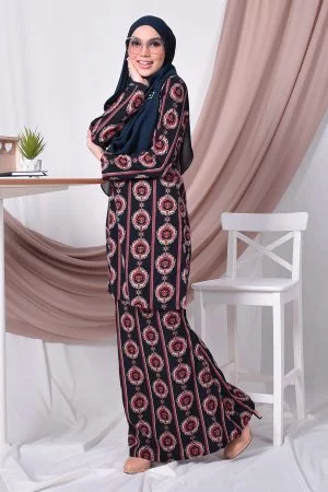 Baju Kurung Moden Adalina - Diamond Black