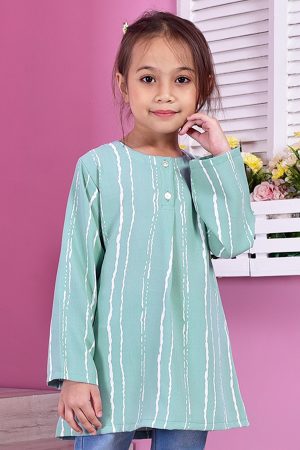 Tunic Savannah Stripe Kids - Green