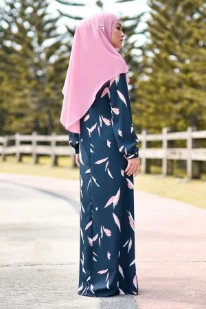 Abaya Arisa - Navy Blue