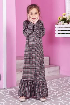 Dress Medi Ruffle Safira Kids - Sleigh Grey