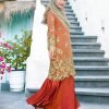 Baju Kurung Lace Latifah – Burnt Orange –