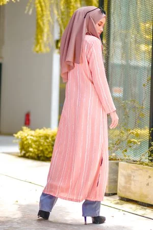 Dress Medi Slit Savannah - Peach