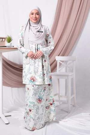 Baju Kurung Pleated Amina - Green