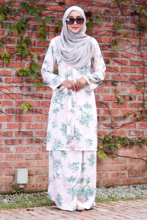 Baju Kebarung Atiya - Spring Green