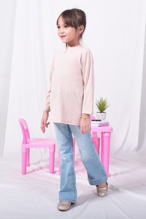 Blouse Kozi Ironless Debby Kids - Khakis Brown