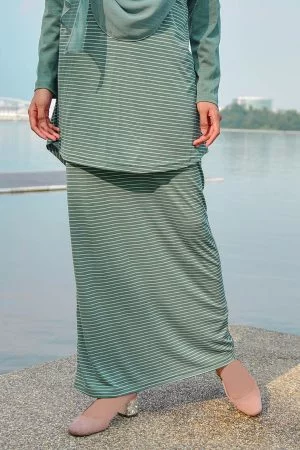 Skirt Kozi Stripe Denice - Green