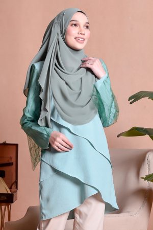 Blouse Lace Hanaa - Grass Green