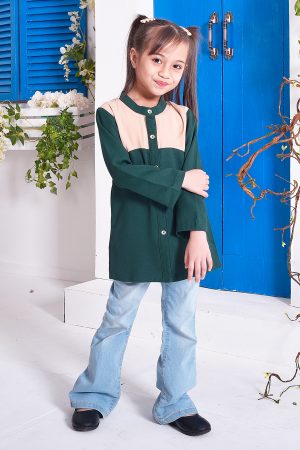 Tunic Rhonda Kids - Emerald Green