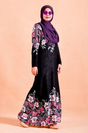 Abaya Alwarda - Star Black