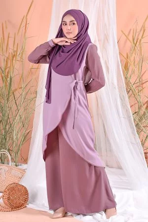 Abaya Natsuko - Lavender Purple