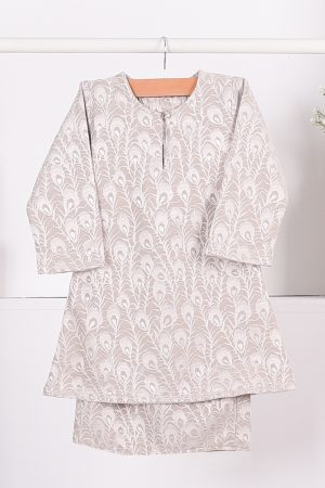 Baju Kurung Riau Lace Greece Kids - White