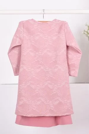 Baju Kurung Moden Lace Gygy Kids - Rose Bloom