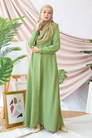 Abaya Marwa III - Kelly Green