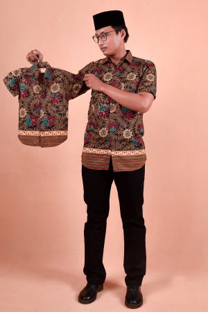 Baju Kemeja Batik Aezat Kids - Green