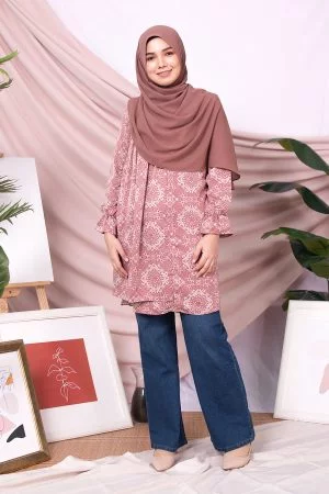 Tunic Nahda - Salmon Pink