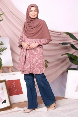 Tunic Nahda - Salmon Pink