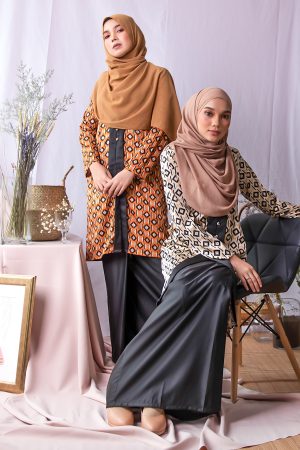 Baju Kebarung Adwa - Cinnamon Brown