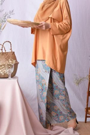 Baju Kurung Kaftan Batik Adiratna - Marigold